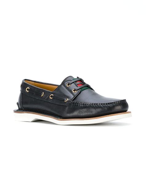 gucci boat shoes mens|gucci slip ons.